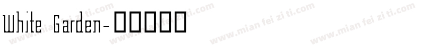 White Garden字体转换